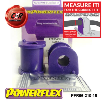 Powerflex Road RR o, Supporto Spazzole 15mm Per Opel Vectra B 95-02 PFR66-210-15 - Immagine 1 di 4