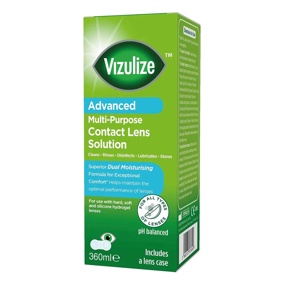 Vizulize Advanced Contact Lens Solution - 360ml