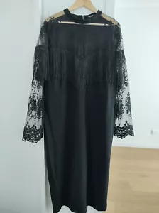 🆕 Ladies Plus Size 24 - 26 Black Formal Dress - Shein Curve ~ Brand New! - Picture 1 of 8