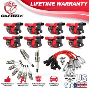 8Pack Ignition Coil+Spark Plug+Wire Set For Chevy Silverado 1500 GMC Tahoe D514A - Picture 1 of 14