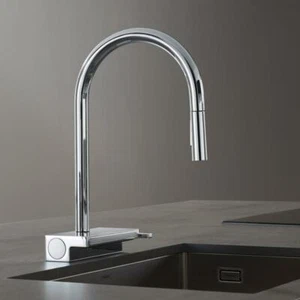 Hansgrohe Aquno Select M81 Mezclador de cocina con spray extraíble, 3jet - Imagen 1 de 12