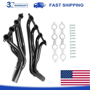Long Tube Exhaust Headers Kit fit 99-06 Chevy GMC Silverado/Sierra 4.8L/5.3L/6L。 - Picture 1 of 11