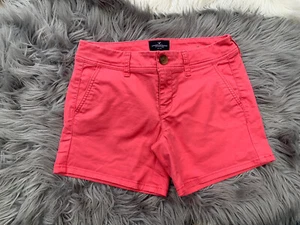 American Eagle Damen Super Stretch Midi Shorts Gr. 2 Schwarz Stretch Denim  - Bild 1 von 10