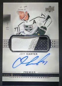 2017-18 Upper Deck Premier Acetate Stars /49 Jeff Carter #AS-JC Patch Auto - Picture 1 of 2