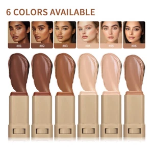 Foundation Stick Solid Concealer Balm Eraser Foundation Face Brighten Skin Tint - Picture 1 of 29
