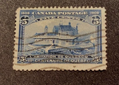 Canada #99 5¢ Quebec Centennial - F/VF Used - Catalog $70 - Image 1 of 2