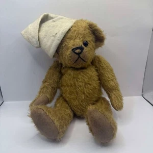 Vintage Collectible Po'Boy England 5 Way Jointed Teddy Bear 13" - Picture 1 of 11