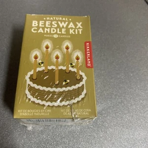 Beeswax Candle miniature Kit make 10 multicolor birthday candles by Kikkerland - Picture 1 of 2