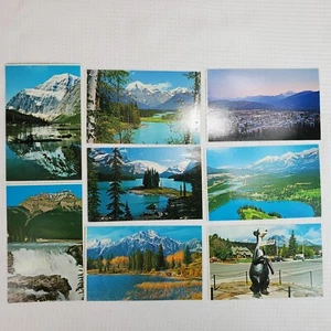 Vintage Canadian Rockies Postcards Set of 8 - Picture 1 of 12