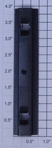Gilbert Erector Track-3 Erector Wide Gauge Locomotive Track Tie (1) - Picture 1 of 1