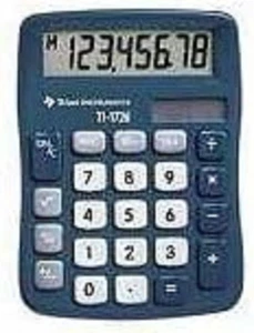 Texas 1726/FBL/11E1 Mini Desktop Calculator TI-1726 - Picture 1 of 2