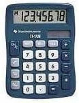 Texas 1726/FBL/11E1 Mini Desktop Calculator TI-1726 - Image 1 of 2