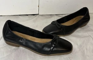 NWOT. Clarks Collection Women's Lyrical Rhyme Slip-On Flats Black Size 8M - Picture 1 of 6