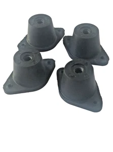 M6 20d*20h mm Montajes Anti Vibración Hembra FF Bobinas de Goma 4 piezas - Imagen 1 de 8