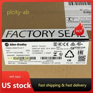 Nuevo sellado de fábrica AB 2711P-T10C21D8S Ser C PanelView Plus 7 10" 2711PT10C21D8S - Imagen 1 de 4