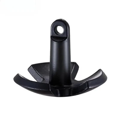 Anclaje de barco River 12 lb hierro fundido negro recubierto de vinilo con grillete Foto 1 de 4