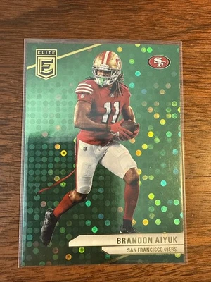 2024 Panini Donruss Elite - Green Disco #41 Brandon Aiyuk - Image 1 of 2
