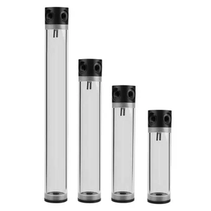 Średnica 50mm G1/4 Gwint Zrób to sam Bardzo długi cylinder Chłodzony wodą zbiornik do Comp SAL - Zdjęcie 1 z 19
