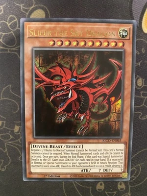 Slifer the Sky Dragon (Ultra Pharaoh's Rare) KICO-EN063 King's Court 1st Edition - Image 1 of 3