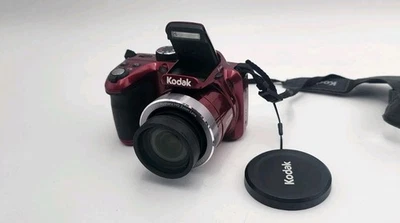 Cámara digital Kodak PixPro AZ401 roja con zoom óptico 40X PROBADA (WBP015298) Foto 1 de 4