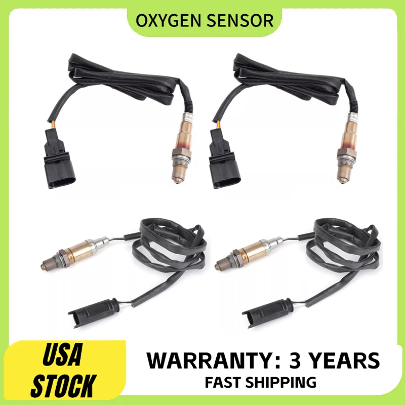 4PCS Upstream&Downstream Oxygen O2 Sensor For 2004 2005 2006 BMW X5 4.4L 4.8L V8 Foto 1 de 4