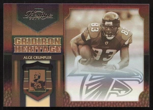 2007 Playoff Prestige Gridiron Heritage Holofoil /25 Alge Crumpler #GH-6 Falcons - Picture 1 of 2