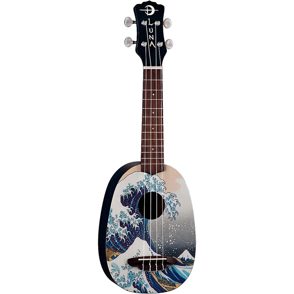 Luna Guitars Great Wave Soprano Ukulele Mahogany with Satin Finish - Image 1 of 1
