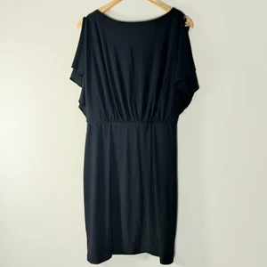 Ronni Nicole Black Dress, Bow Detail On Back, Knee Length,Size 12, New - Picture 1 of 10