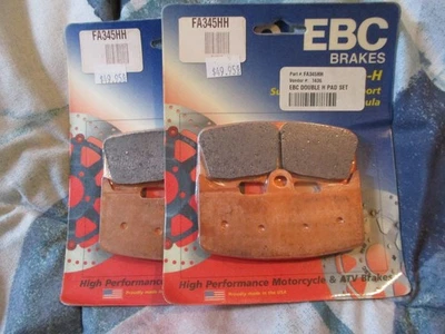 2) CONJUNTOS DE PASTILLAS DE FRENO DELANTERAS EBC FA345HH Buell Lightning/Firebolt/Ulysses 2005-2010 Foto 1 de 2