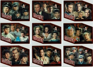 JUEGO DE 9 TARJETAS MORFEX STAR TREK 35 ANIVERSARIO M1-M9 - Imagen 1 de 2
