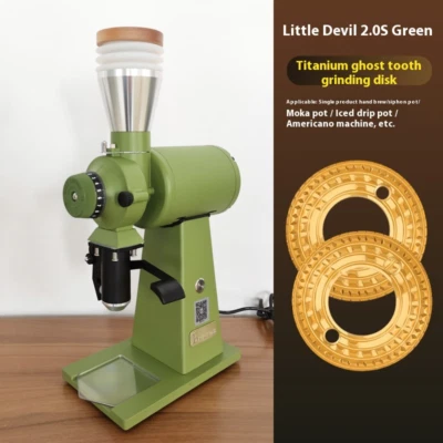 Molinillo profesional perforador manual hoja de dientes fantasma fresadora eléctrica de frijoles Foto 1 de 4