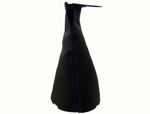 PEUGEOT PARTNER I (1996-2007) Faltenbalg Schalthebel Leder - blaue Naht - Bild 1 von 1