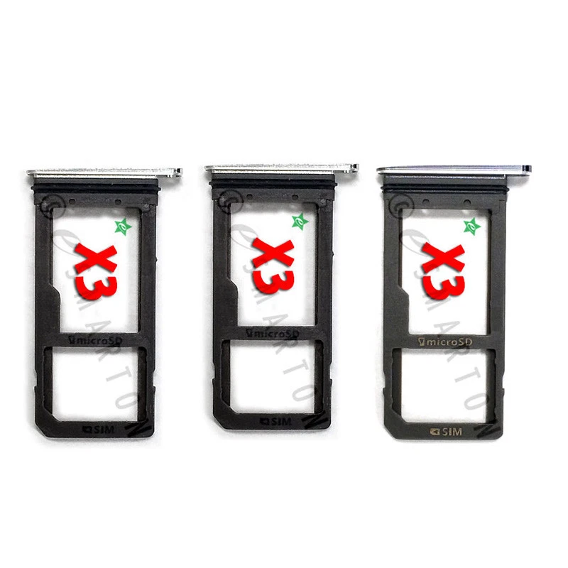 Bandeja para cartão SIM 3X Samsung Galaxy S7 SM-G930F G930T G930A G930V G930P bandeja SIM EUA - Imagem 1 de 1