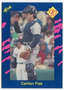 1990 Classic Blue #116 Carlton Fisk Chicago White Sox - Picture 1 of 2