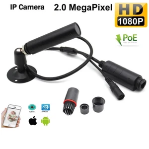 1920x1080 Mini cámara de seguridad IP PoE con lente gran angular de 2,8 mm, aplicación Xmeye - Imagen 1 de 10