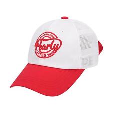 PEARLY GATES GOLF Set Punching Detail Logo Embroidery Ball Cap Hat Red