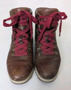 Bionica Brown Leather Dalton Hiking Boots US Size 9 Waterproof Backpacking - Picture 1 of 8