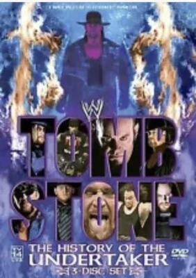 WWE TOMBSTONE: THE HISTORY OF THE UNDERTAKER 3-Disc Wrestling DVD WWF FREE SHIP! - Image 1 of 4