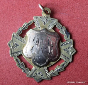 * 1933 9CT AND 9CT LINED FOB MEDALLION MERLE DAYNES EAQUAL 1st UNDER 13 #EHO6 - Picture 1 of 9