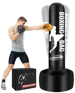 Boxsack Erwachsene 180cm Aufblasbare Boxsack Stehend Freistehende Kickboxsäck... - Bild 1 von 8