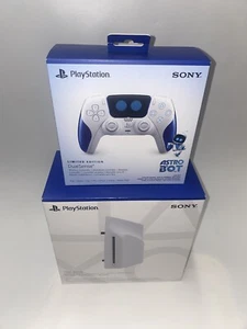 Astro Bot PS5 DualSense Limited Edition WIRELESS CONTROLLER + PS5 Disc Drive NEW - Picture 1 of 22