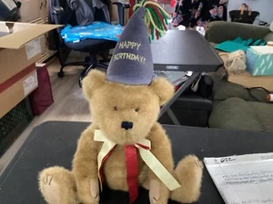 Boyd's Bear Thinking of You Series Happy Birthday Bear Wish - Picture 1 of 6