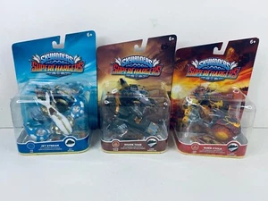 3x Skylanders SuperChargers Vehicle Jet Stream Shark Tank Burn Cycle - New Boxed - Foto 1 di 6