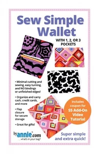 By Annie Sew Simple Wallet Pattern PBA304 - Picture 1 of 2