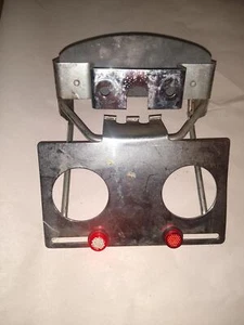 Original Harley-Davidson 1981 Shovelhead License Plate Bracket Chrome OEM - Picture 1 of 3