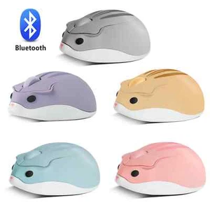 Bluetooth+2.4G Wireless Cute Mouse Hamster Cartoon USB Creative Mute Mause - Picture 1 of 20