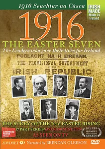 1916 Easter Seven 1916 Easter Rising 2DVD narrated by Brendan Gleeson REBELLION - Imagen 1 de 2