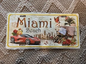 Miami Beach Florida Neuheit Autokennzeichen AL - Bild 1 von 2