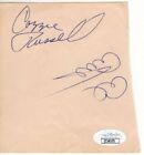 Cazzie Russell Al Attles Autographed Paper Cut Golden State Warriors JSA II24373