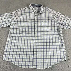 Tommy Bahama Casual Shirt Mens XXL Gray Blue Flip Cuffs Button Down. - Picture 1 of 9
